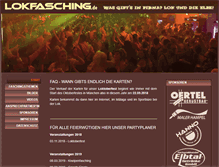 Tablet Screenshot of lokfasching.de
